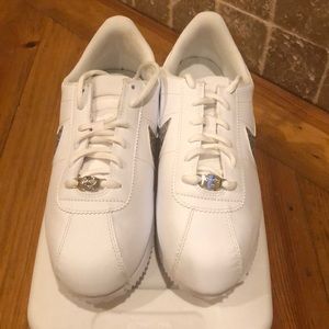 White Nike Cortez Sneakers - Size 8.5/7Y - NEW